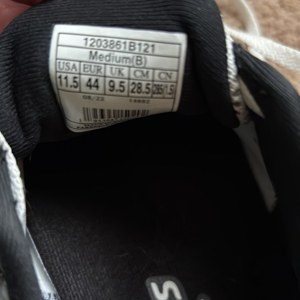 Brooks Revel 6 120386-1B-121 Womens White Black Low Top Running Shoes Size 11.5 - Picture 6 of 8